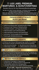 LUX LABEL Premium Wartungs & Schutzvertrag