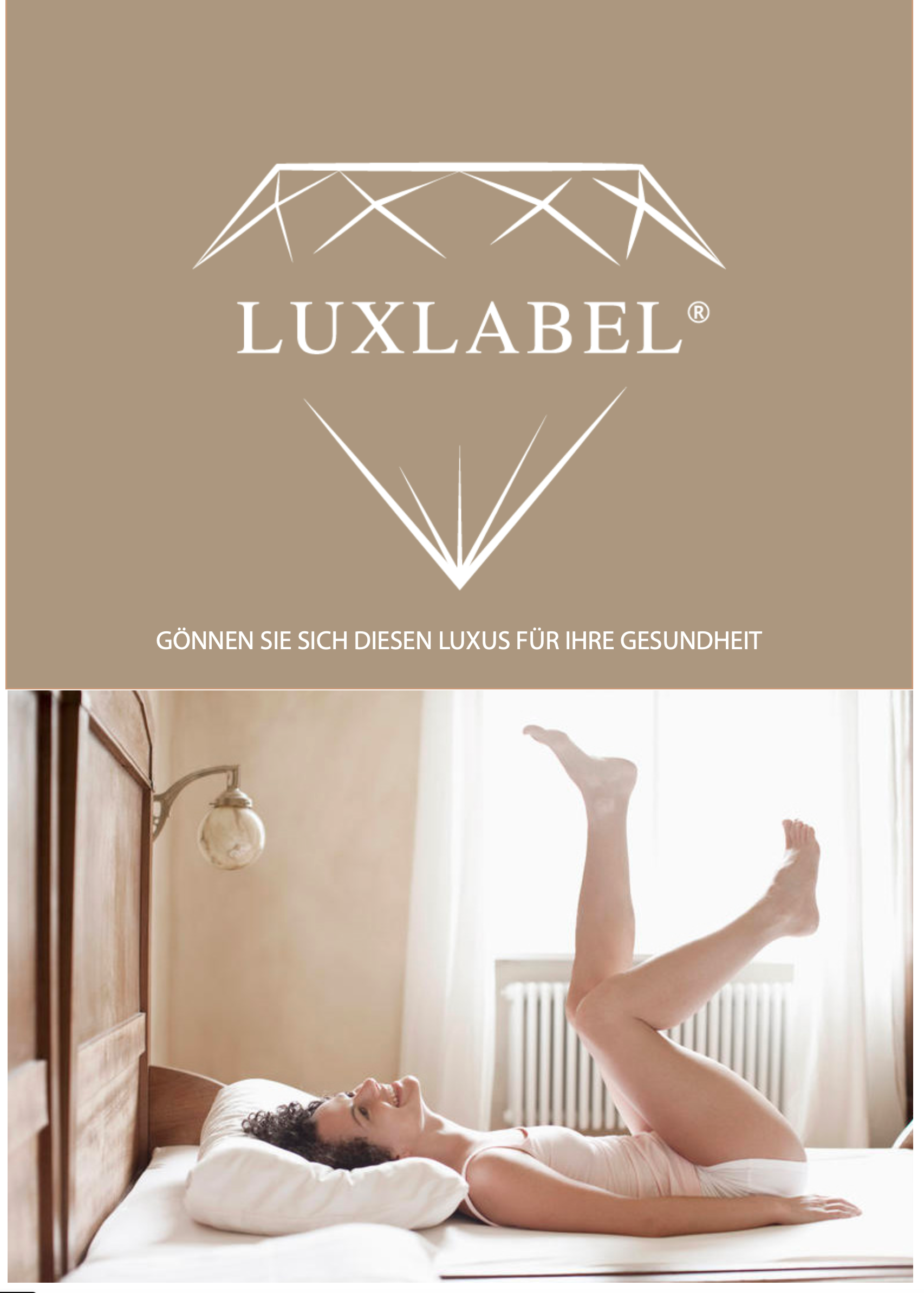 LuxLabel Premium Luxusmatratze – Höchster Schlafkomfort für anspruchsvolle Schläfer. - 80 x 200 x 25 mit Massage