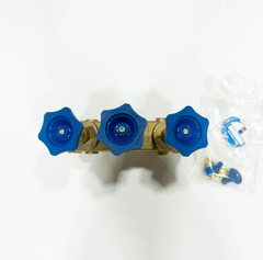 MONTAGEBLOCK SET FÜR 1’’ MIT BYPASS VERSCHNEIDUNG WASSERENTHÄRTUNG - ENTHÄRTUNGSANLAGE MIT SCHLAUCH