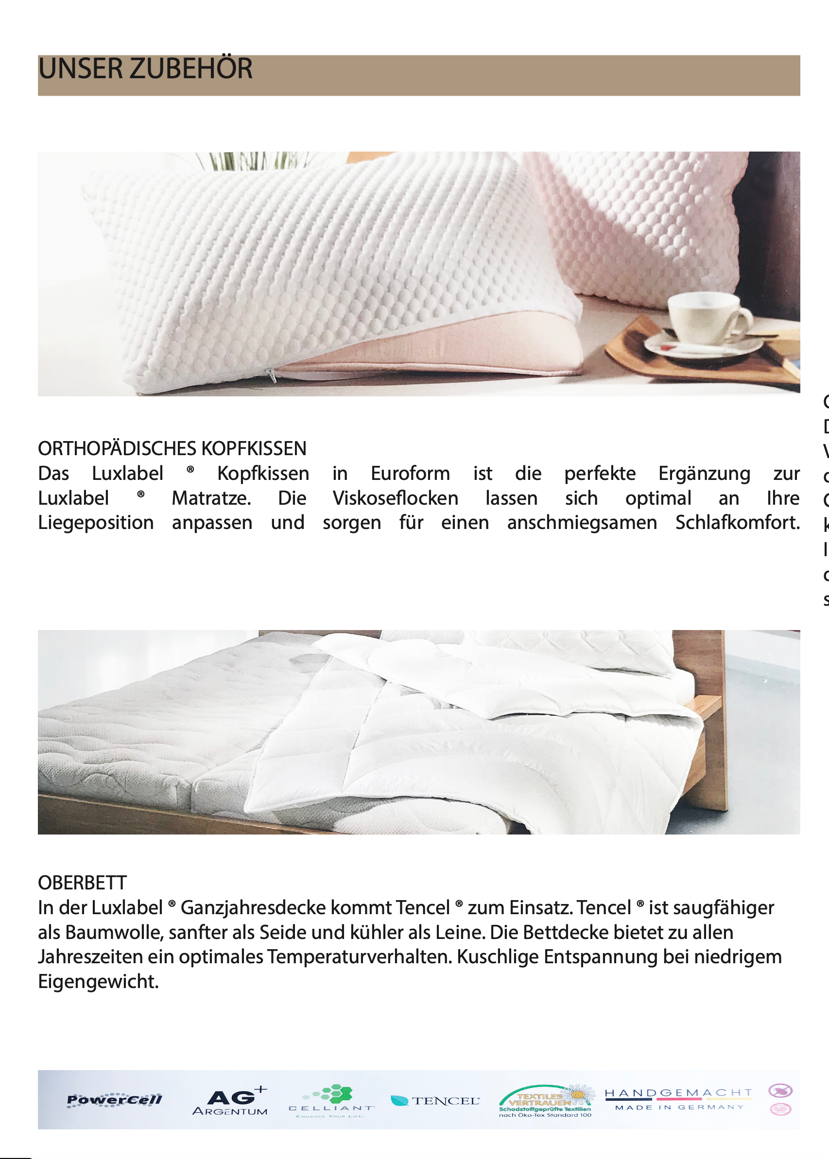 LuxLabel Premium Luxusmatratze – Höchster Schlafkomfort für anspruchsvolle Schläfer. - 80 x 200 x 25 mit Massage